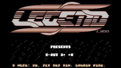 C64 Commodore 64 Legend X-Out Cracktro Crack Intro