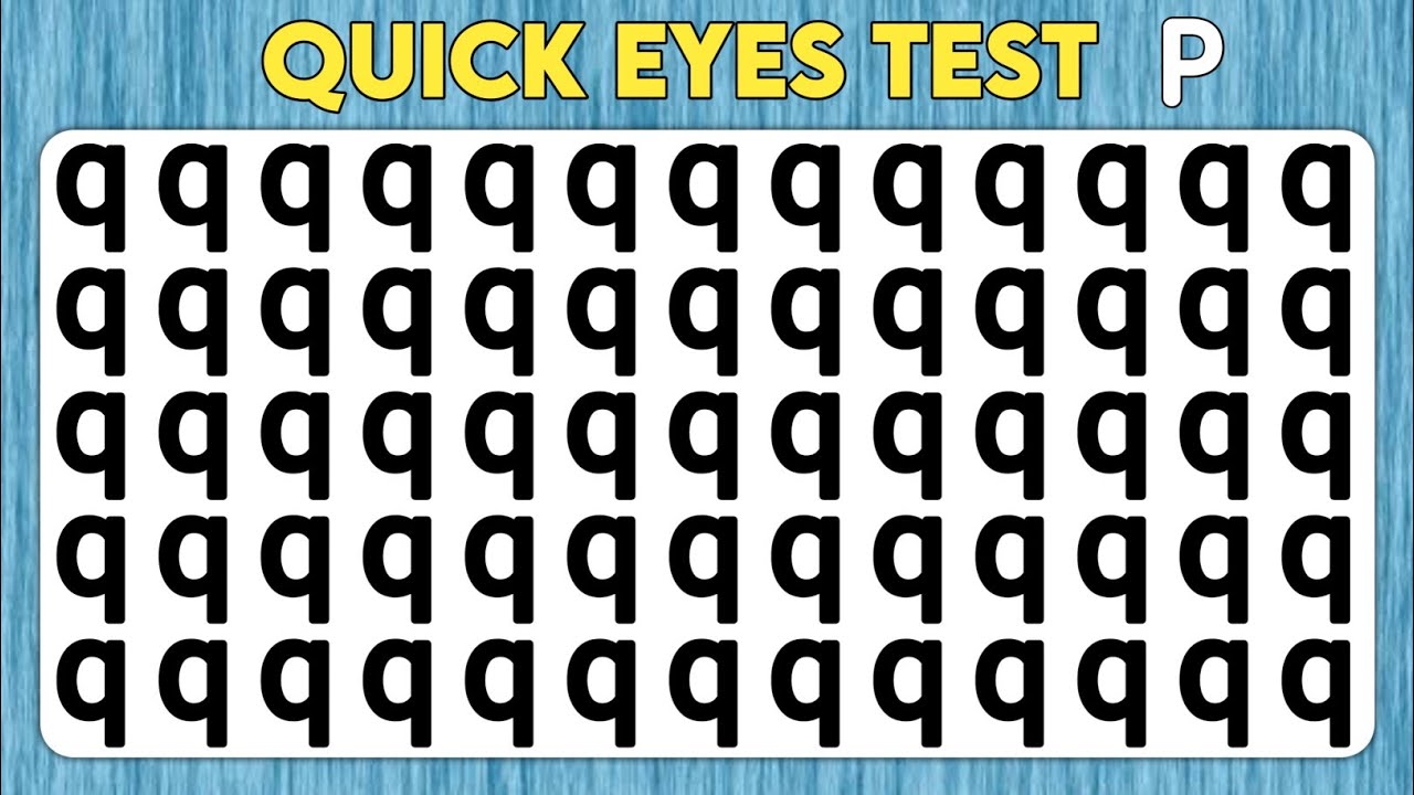Test your eyes - Find the Odd One Out | Number and Letter challenge ...