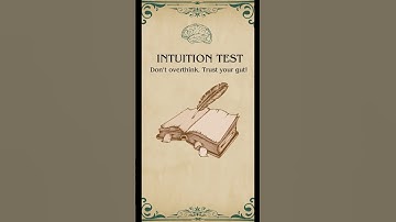 Intuition test🧠✨