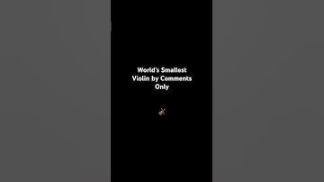 World’s Smallest Violin by Comments #song #worldssmallestviolin #music #fun #subscribe #like #ajr