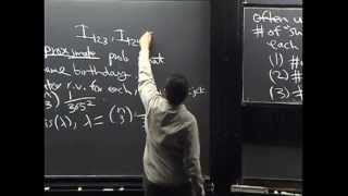 Lecture 11: The Poisson distribution | Statistics 110