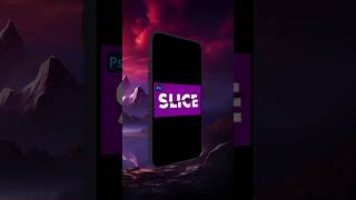 Sliced Text Effect in Photoshop  #photoshoptutorial #yt #graphicdesign #slice #effects #shorts