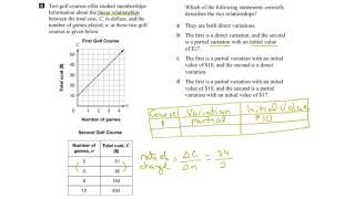EQAO Grade 9 Academic Math 2016 Question 6 Solution