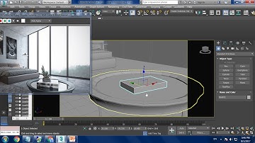 Tutorial on Modeling texturing and lighting an interior in 3dsmax using Vray ( Part 3)