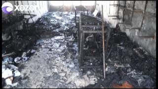 Bərdədə Ticarət Mərkəzində Yanğın: 12 Mağaza Yandı Bərdədə Ticarət Mərkəzində Yanğın: 12 Mağaza Yandı