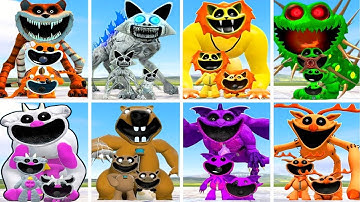 ALL SMILING CRITTERS VS ALL MECHATITAN FAMILY - POPPY PLAYTIME CHAPTER 4 In Garry