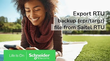 How To Export RTU Or Configuration File From Saitel RTU? | Schneider Electric