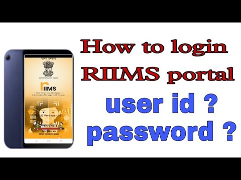 riims user id and password || how to login in #RIIMS portal ||