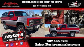 Barrett Jackson Lot #336 1991 GMC Jimmy K10 SLE 4x4
