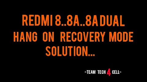 redmi 8/8a/8a dual hang on recovery mode/logo only solution
