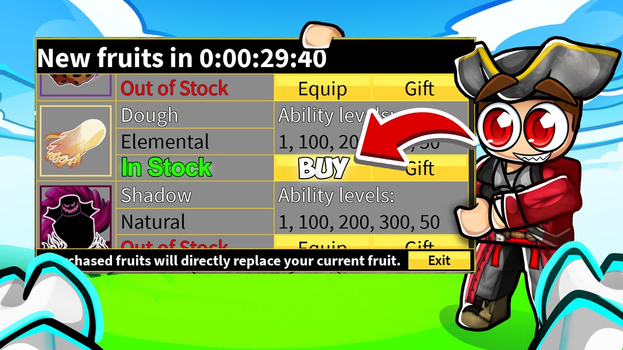 Insane fruit stock!🤑 #bloxfruits #roblox #dealercousin #fruitstock #d