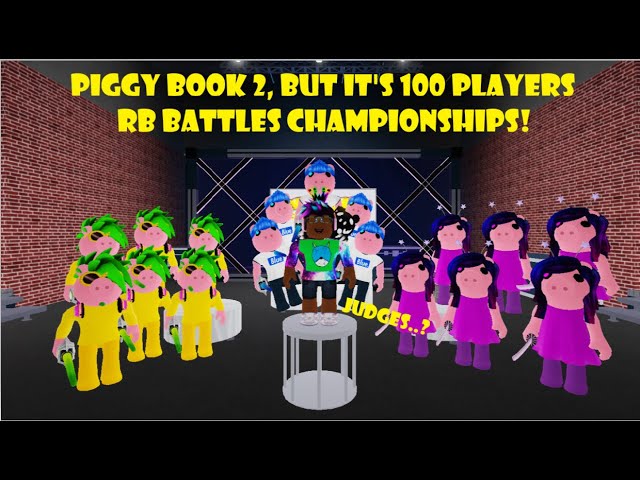 SCHOOL] Piggy But It's 100 Players - Roblox