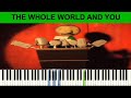 The Whole World and You - Tally Hall || Piano tutorial