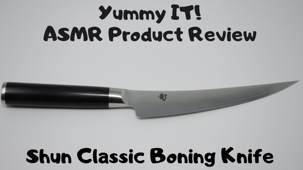 ASMR Whispering Product Review Shun Classic Boning Knife First