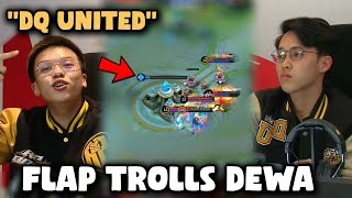 FLAPTZY TROLLS DEWA UNITED AFTER DESTROYING THEM IN MPLI GROUP STAGE...😮