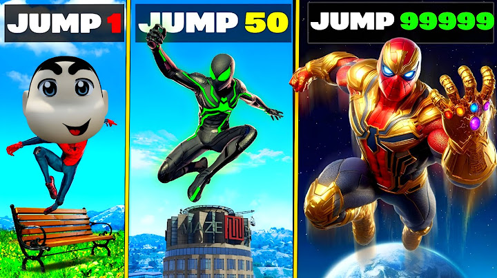 Level 1 SPIDERMAN to Level 1,000,000,000 SPIDERMAN in GTA 5