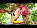 Sri Lanka Village Food - JACKFRUIT CURRY in Sigirya! Eating SRI LANKAN Food in a Tree House!!