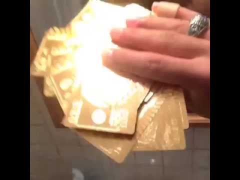 24k gold playing cards - YouTube