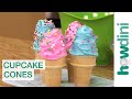 Birt.ay cake ideas how to make cupcakes in ice cream cones