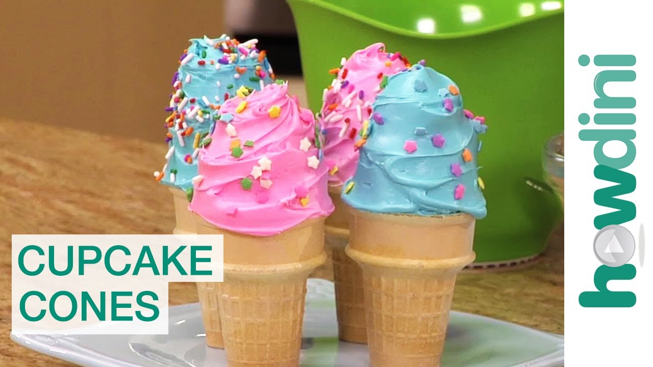 Ice Cream Cone Cupcakes-Minute Video & Blog Tutorial! - My Cake School