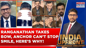 Anand Ranganathan Takes A Bow, Anchor Pranesh Can