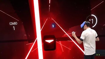 Beat Saber by VIVE Focus + FinchShift™ controller + VRidge!