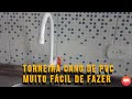 torneira fácil e barata feito com cano de pvc