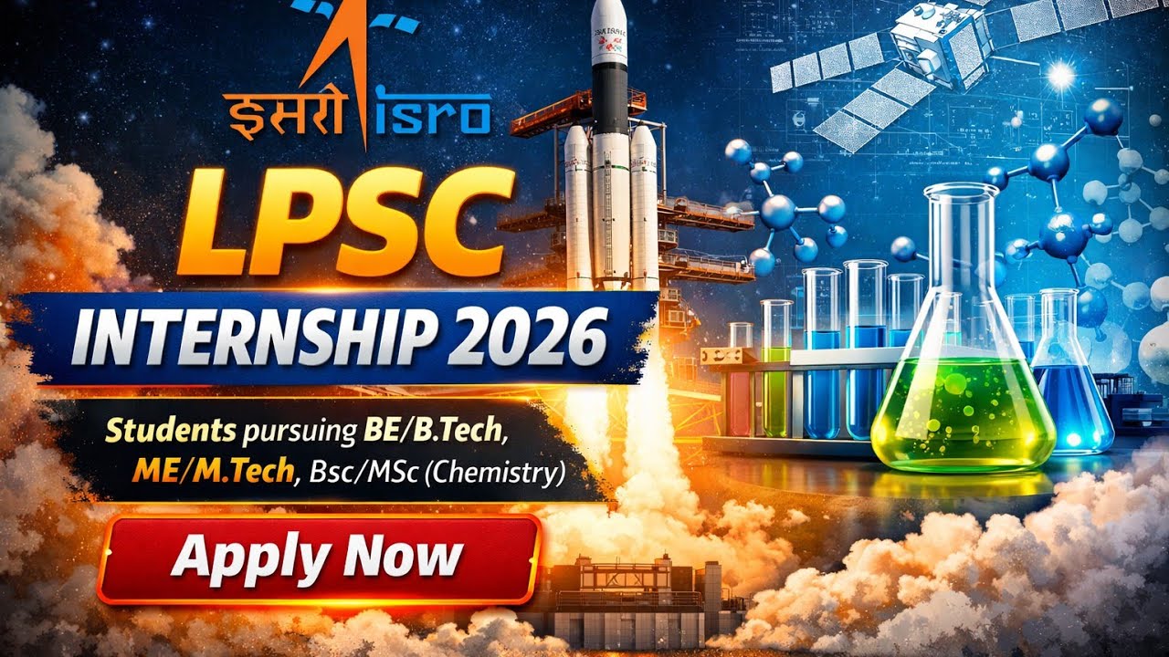 ISRO-Liquid Propulsion Systems Centre Internship Program 2026.