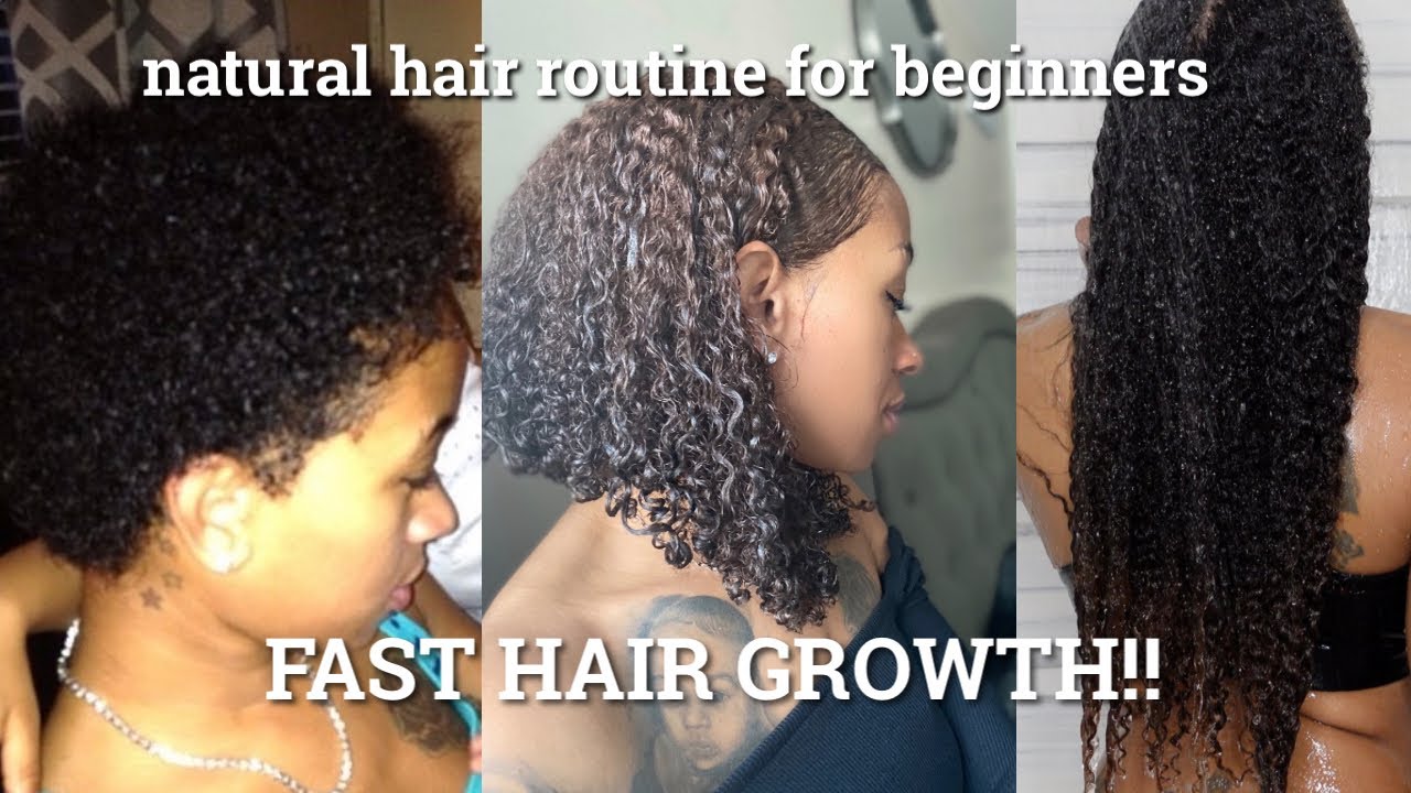 natural hair care for beginners| my full natural hair routine - YouTube
