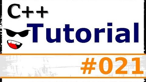 C++ TUTORIAL #021 - Zeiger (Raw Pointer): Deklaration und ein Blick unter die Haube