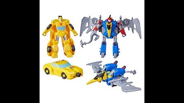 Transformers Bumblebee Cyberverse Adventures Dinobots Unite Dino Combiners Bumbleswoop Set
