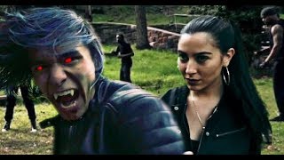 2 Vampires VS 11 Hunters | VAMPIRE FIGHT SCENE ( FT: JESSICA VANESSA )