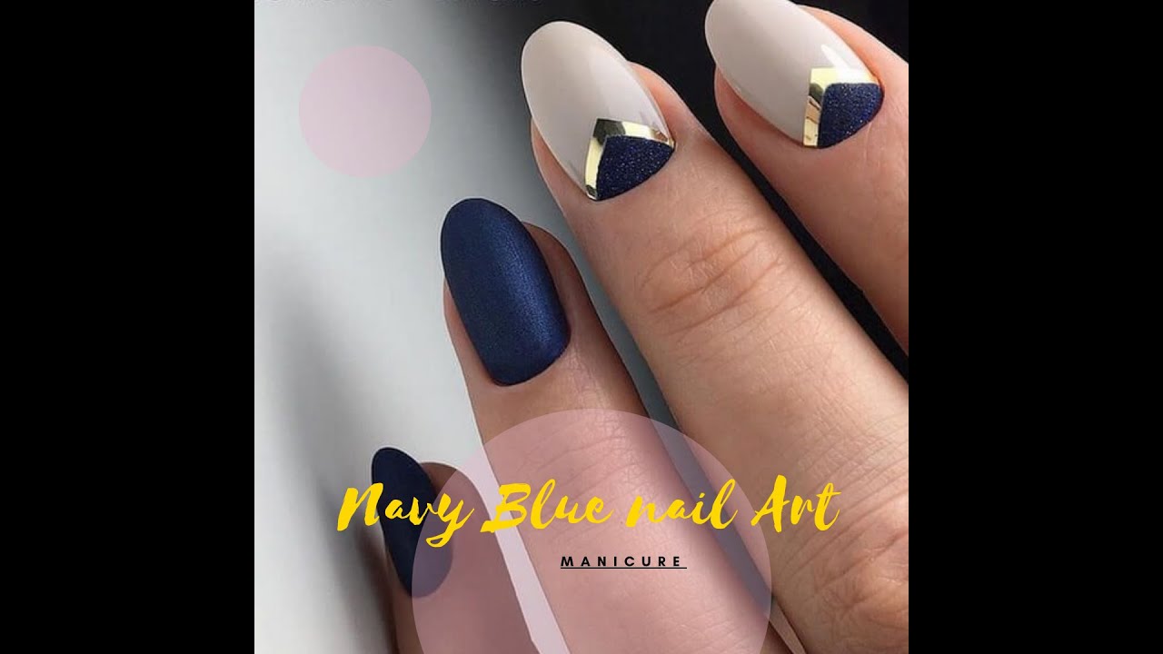 AUTUMN SALE] Pure Color Dark Navy Blue Medium Square Press On Nails – Belle  Rose Nails