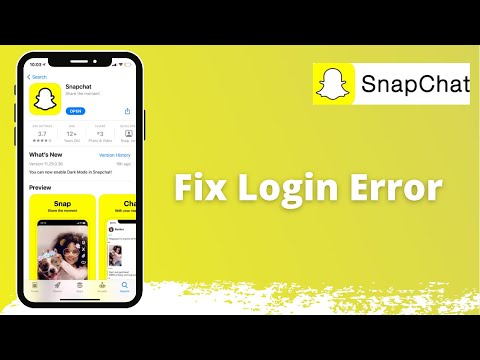 How to Fix Login Error in Snapchat | 2021