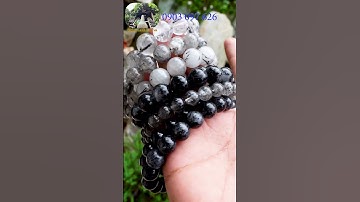 Vòng Tay Đá Thạch Anh Tóc Đen- buổi chiều an lành