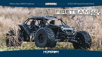 ARRMA FIRETEAM Tactical Unit 1/7 6S BLX 4WD Speed Assault Vehicle RTR