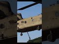 CH-47 Chinook helicopter transports two Infantry Attack Vehicles #shorts #helicopter