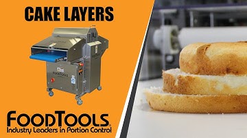 Slicing Horizontal Cake Layers - FoodTools CS-8 Series Machines