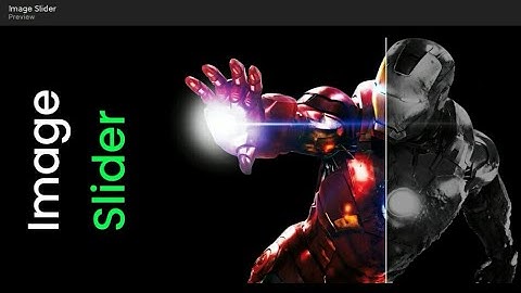 CSS only image slider | Iron Man image slider