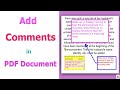 How to Add Comments to a PDF Document using Foxit PhantomPDF