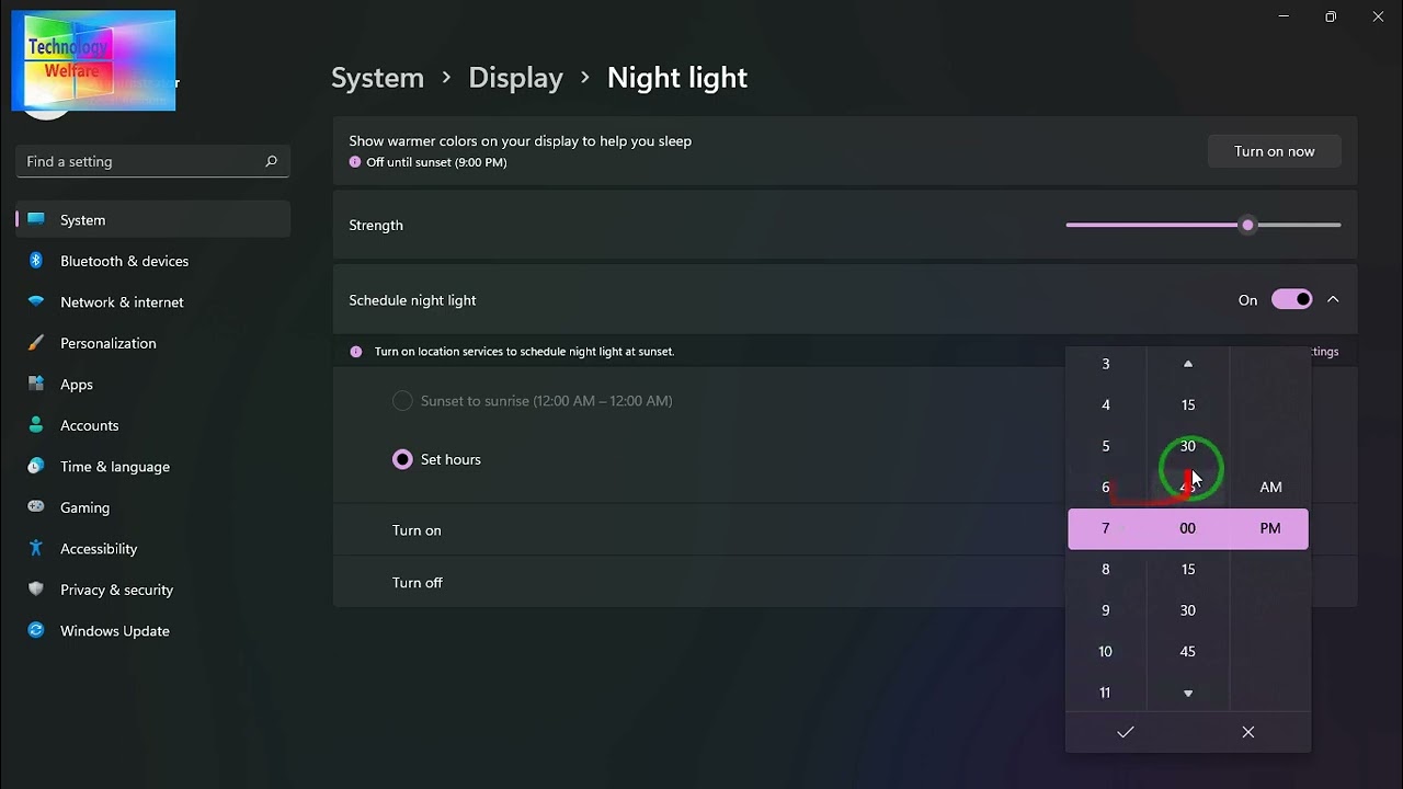 How to Enable Night Light on Windows 11,Pro,10,8.1,8,7[Full Tutorial
