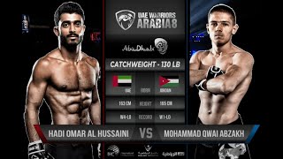 UAE Warriors 31 - Hadi Omar Al Hussaini vs Mohammad Abzakh هادي عمر الحسيني ضد محمد ابزاخ