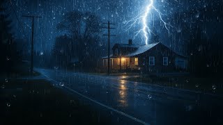 Lluvia Relajante Para Dormir en 3 Minutos - Sonido de Lluvia y Truenos en Hermoso Bosque, Rain Sound