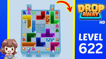 Drop Away Level 622 Solution Walkthrough