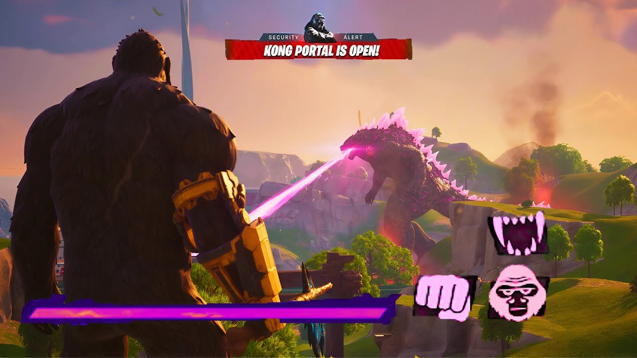 *GODZILLA VS KONG* ALL MYTHIC GUNS IN FORTNITE (NEW! Chapter 6 Season 1)