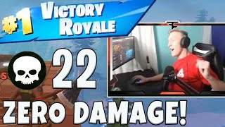 Faze TFue Sets A Fortnite World Record\/ 22 KILLS WITHOUT ANY DAMAGE