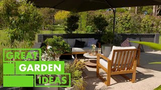Drab and Dreary Courtyard Makeover | GARDEN | Great Home Ideas