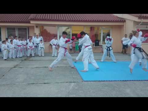 sparring techniques demonstration