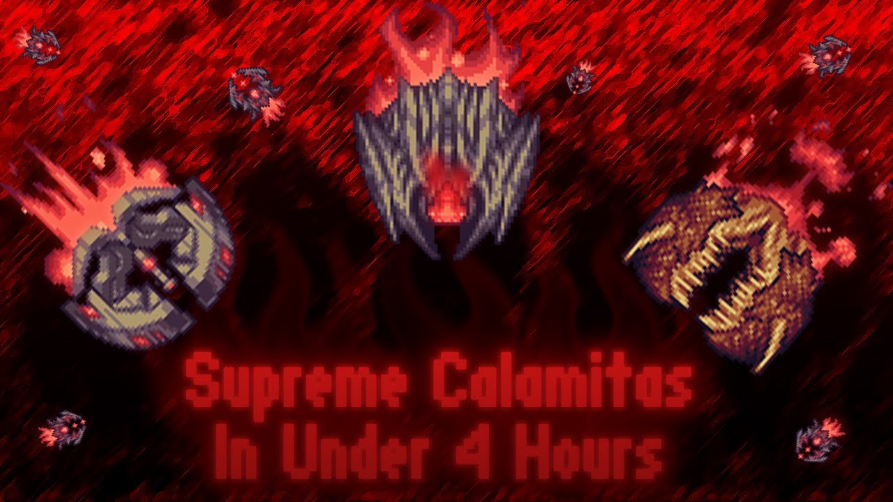 What is the final boss of calamity mod? Supreme Calamitas saprene Cnlamitas  an ower tone wtcn Aeogsce Oredon 30 Mechs she be al eine camy siperse ps  ealanayned com Bosses Bosses 