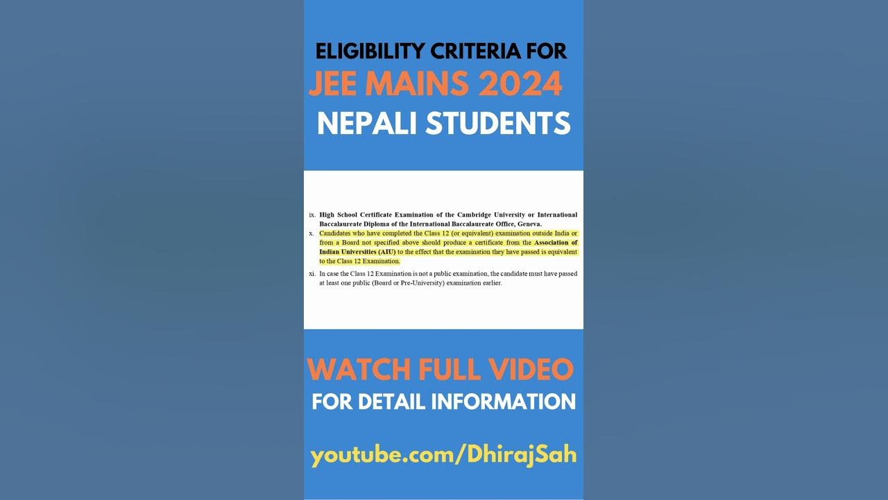 eligibility-criteria-for-jee-mains-2024-for-nepali-students-youtube